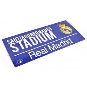 Real Madrid Stadium sign(skilt/metal) Santiago Bernab�u